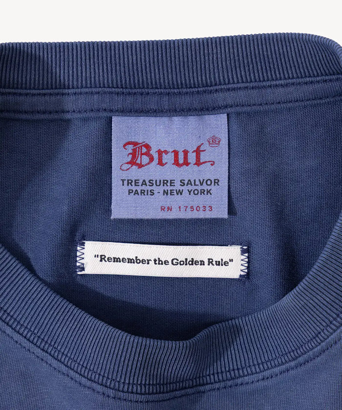THE GHOST TEE T-Shirts X-SMALL / FADED BLUE - BRUT Clothing