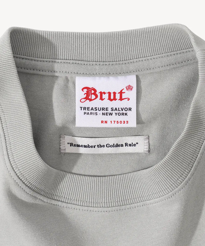 THE GHOST TEE T-Shirts X-SMALL / FADED GREY - BRUT Clothing