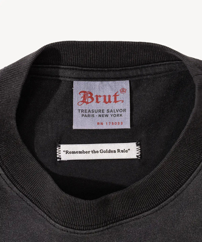 THE GHOST TEE T-Shirts X-SMALL / FADED BLACK - BRUT Clothing