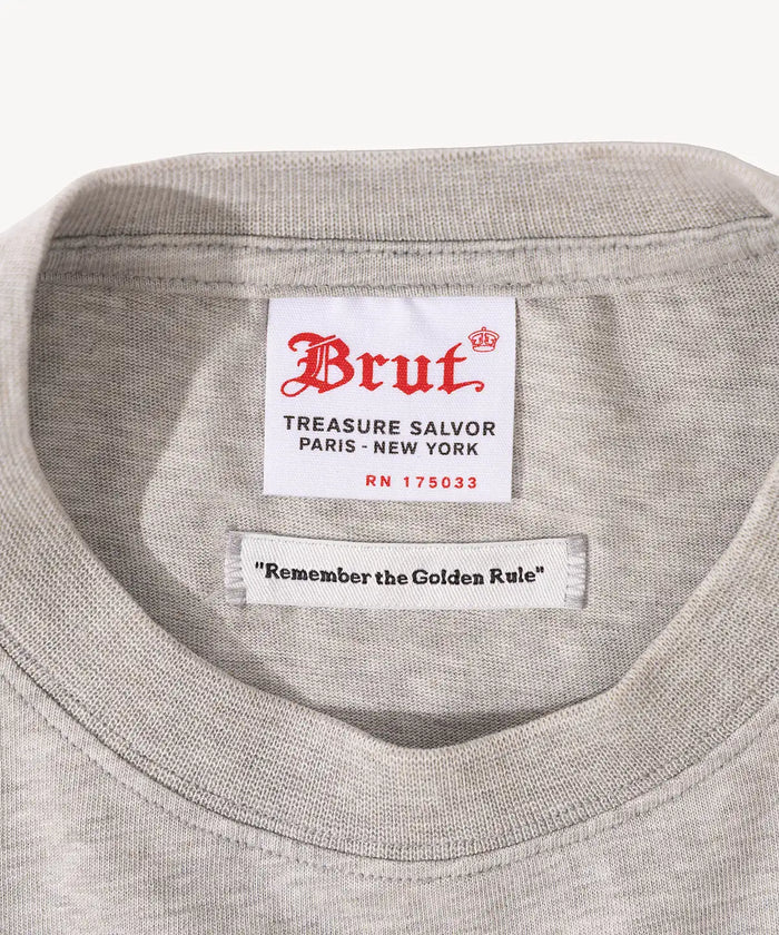 THE GHOST TEE T-Shirts X-SMALL / HEATHER GREY - BRUT Clothing