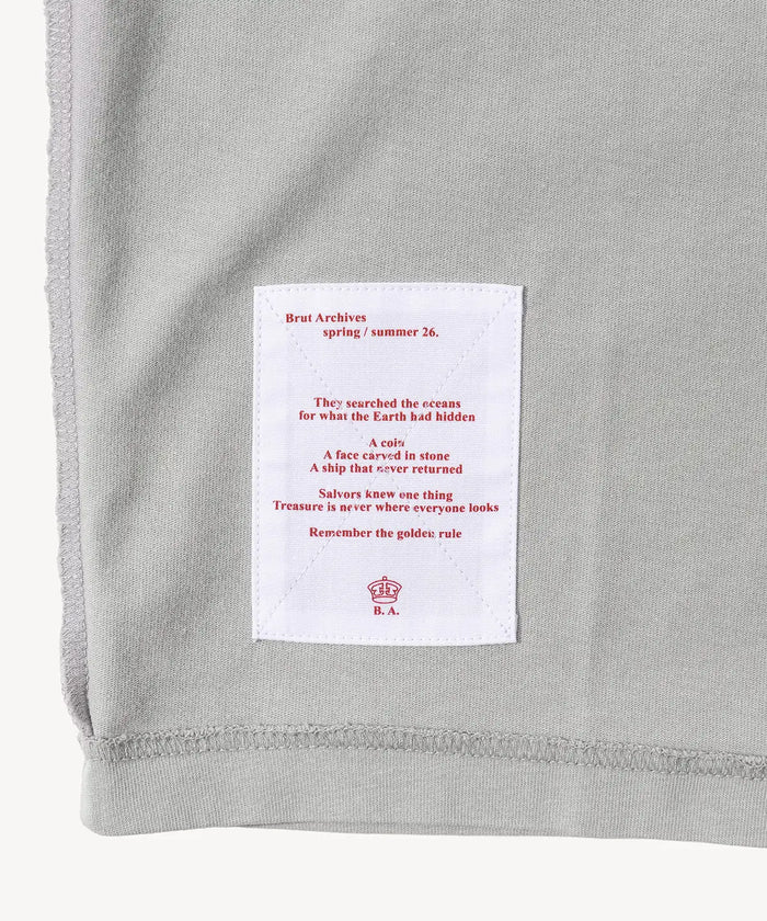 THE GHOST TEE T-Shirts X-SMALL / FADED GREY - BRUT Clothing
