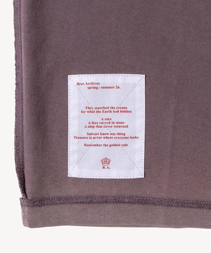 THE GHOST TEE T-Shirts X-SMALL / FADED PURPLE - BRUT Clothing