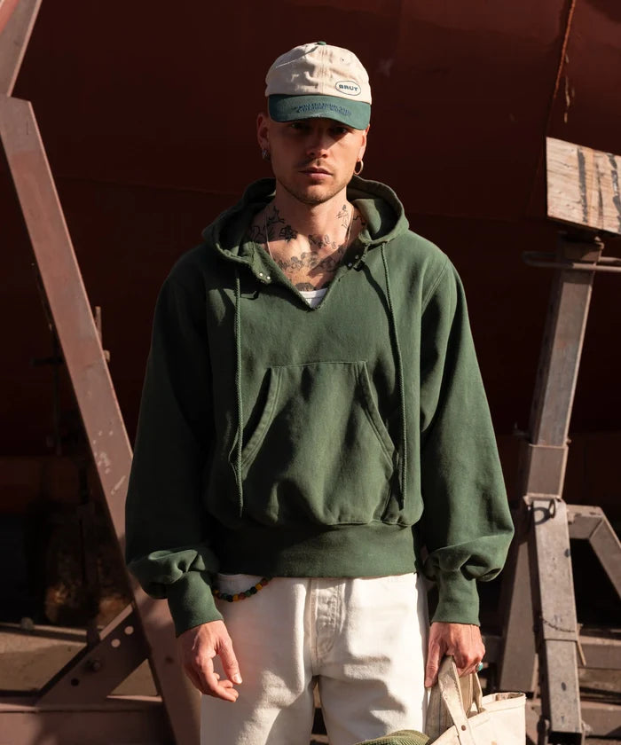 THE GOLDEN RULE CAP Hats and Caps ONE SIZE / ECRU / GREEN - BRUT Clothing