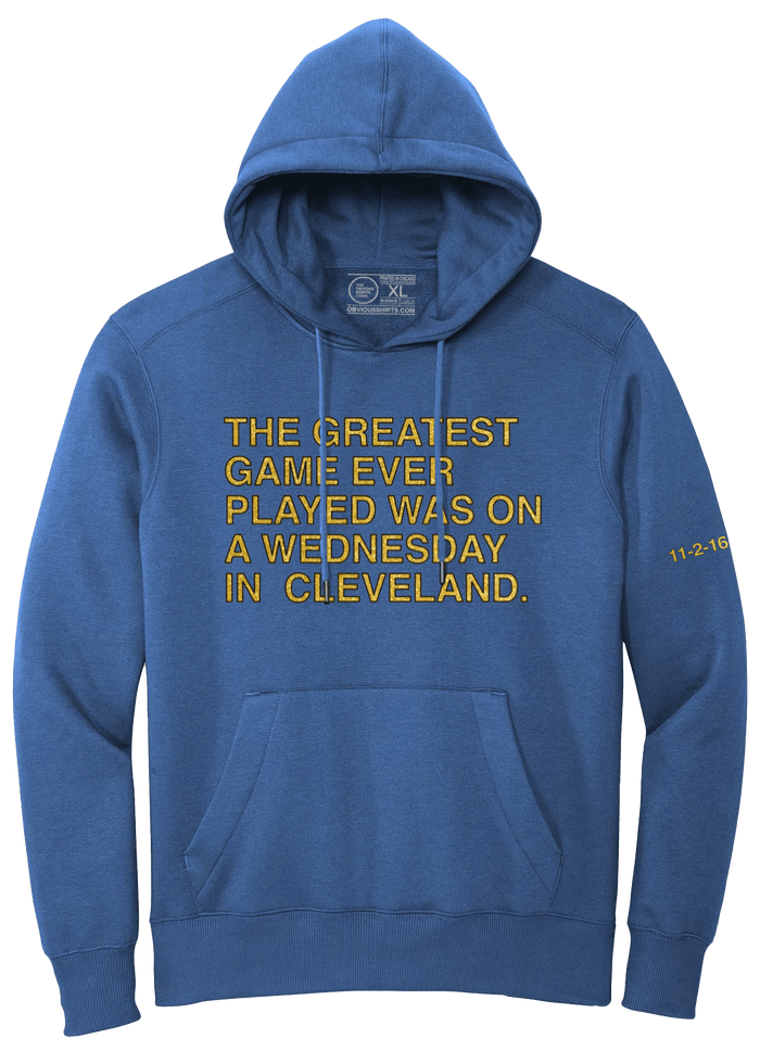 THE GREATEST GAME EVER PLAYED - ANNIVERSARY EDITION (HOODED SWEATSHIRT) - OBVIOUS SHIRTS