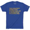 THE GREATEST GAME EVER PLAYED. (ANNIVERSARY EDITION) - OBVIOUS SHIRTS