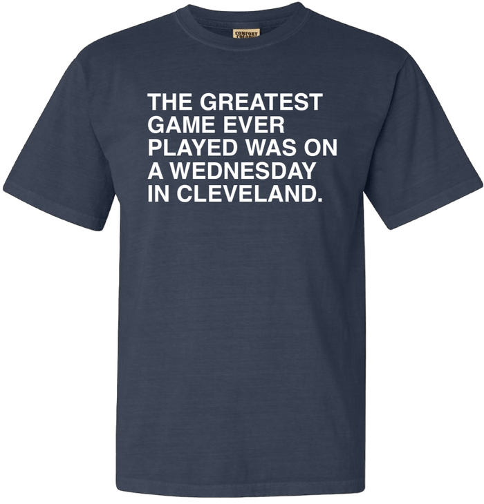 THE GREATEST GAME EVER PLAYED COMFORT COLORS. - OBVIOUS SHIRTS