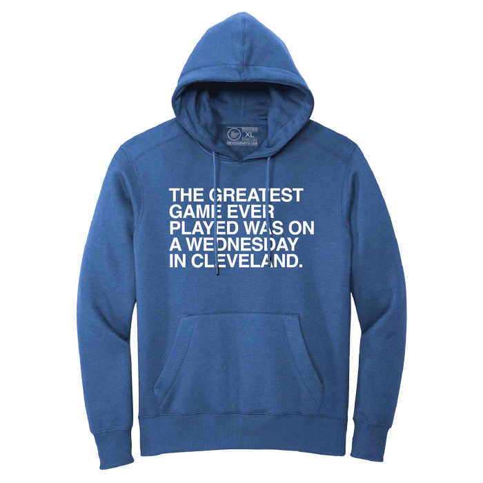 THE GREATEST GAME EVER PLAYED. (HOODED SWEATSHIRT) - OBVIOUS SHIRTS