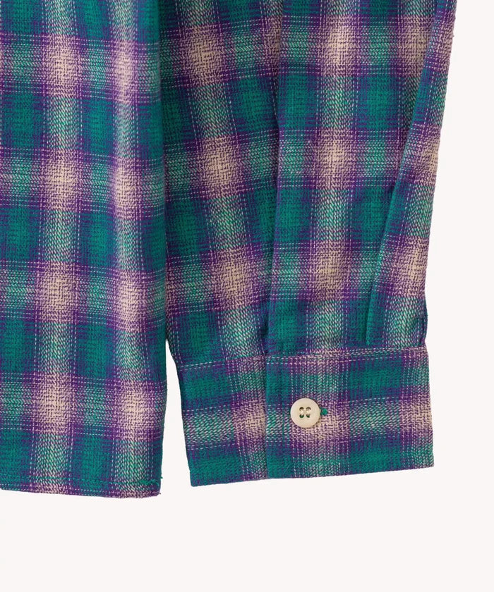 THE HIGH TRAIL SHIRT Shirts SMALL / TURQUOISE / PURPLE - BRUT Clothing