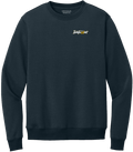 THE INDEPENDENT PODCAST LOGO LEFT CHEST. (CREW SWEATSHIRT) - OBVIOUS SHIRTS