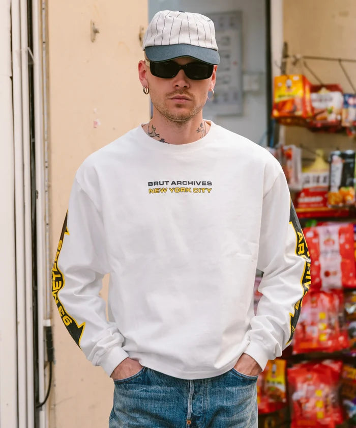 THE LIBERTY CLIMBER TEE T-Shirts X-SMALL / WHITE - BRUT Clothing