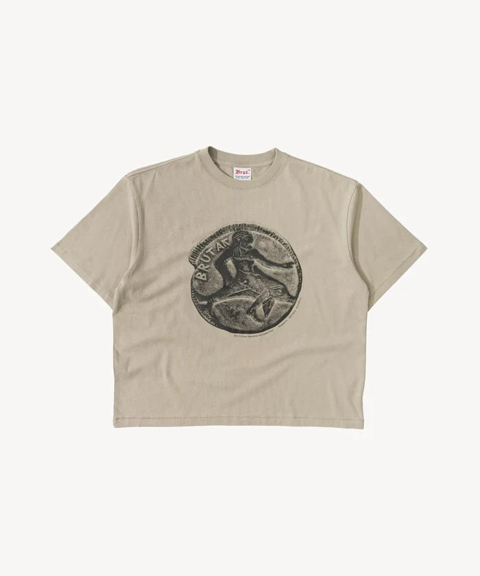 THE MEDAL TEE T-Shirts X-SMALL / FADED STONE - BRUT Clothing