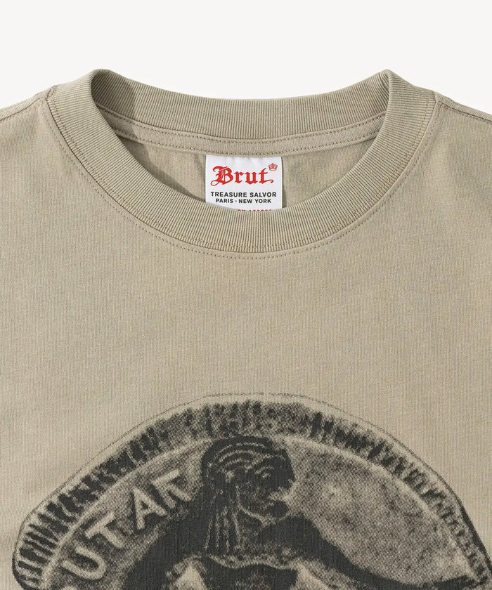 THE MEDAL TEE T-Shirts X-SMALL / FADED STONE - BRUT Clothing