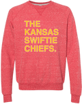 THE KANSAS SWIFTIE CHIEFS. (CREW SWEATSHIRT) - OBVIOUS SHIRTS