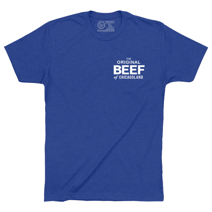 THE ORIGINAL BEEF OF CHICAGOLAND. - OBVIOUS SHIRTS