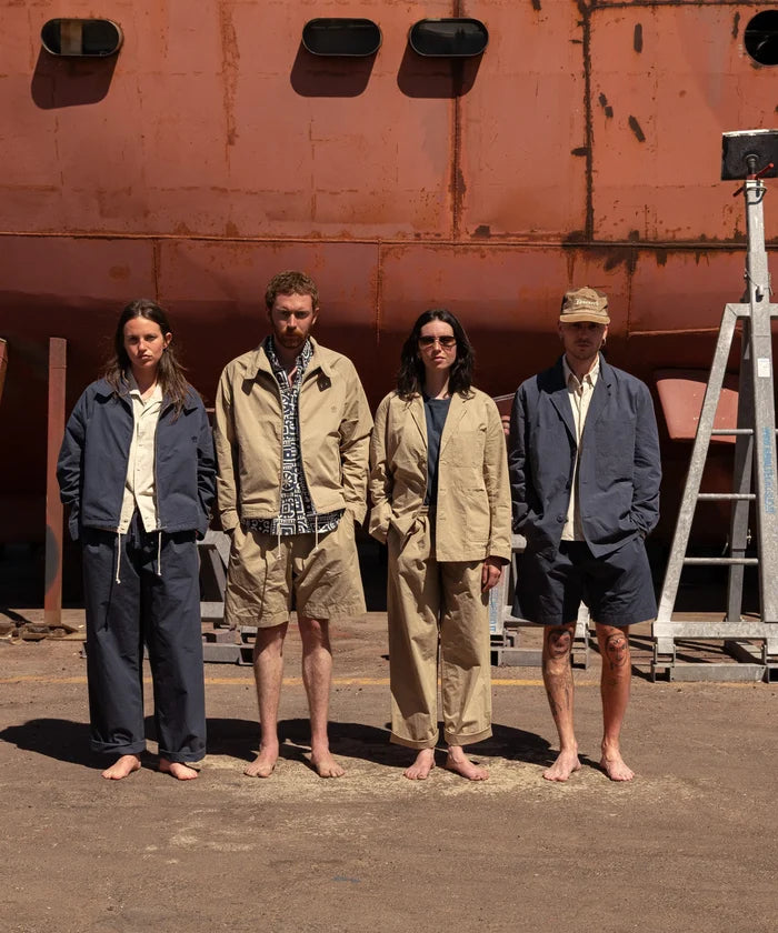 THE POPLIN PANTS Pants SMALL / BEIGE - BRUT Clothing