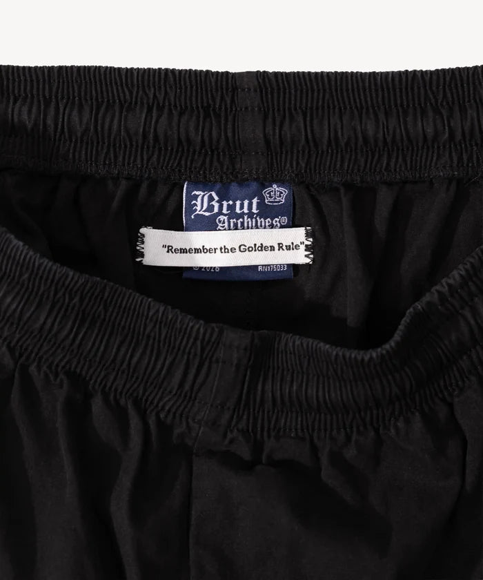 THE POPLIN PANTS Pants SMALL / BLACK - BRUT Clothing