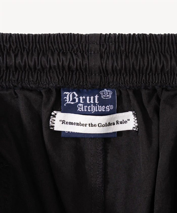 THE POPLIN SHORTS Shorts SMALL / BLACK - BRUT Clothing