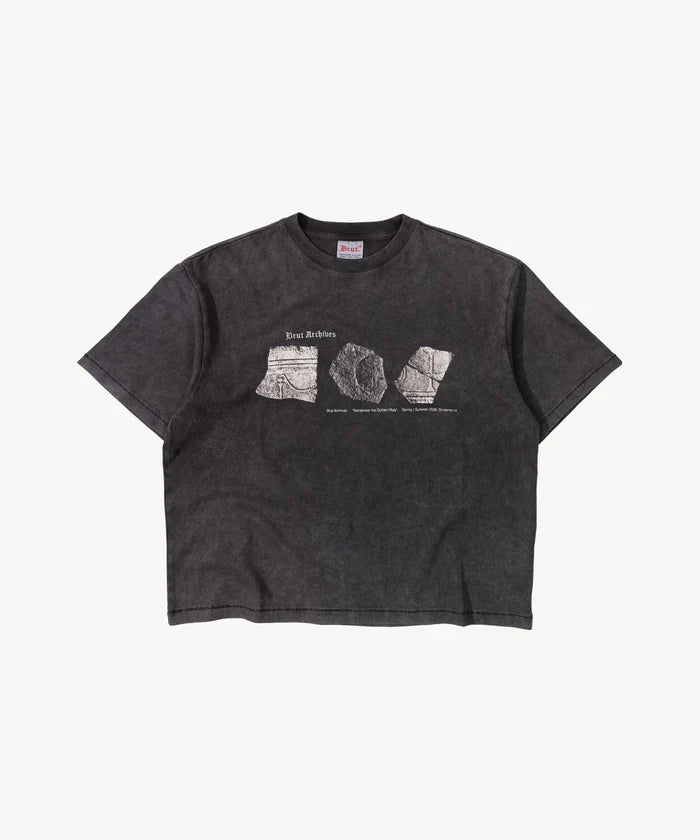 THE RELIC TEE T-Shirts X-SMALL / FADED BLACK - BRUT Clothing