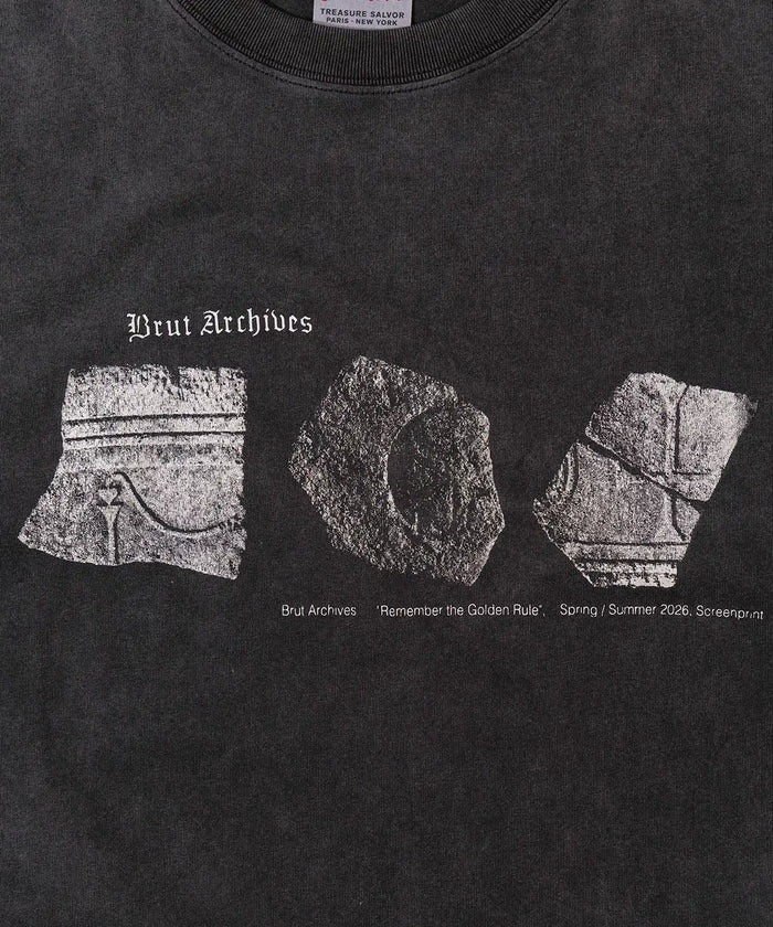 THE RELIC TEE T-Shirts X-SMALL / FADED BLACK - BRUT Clothing