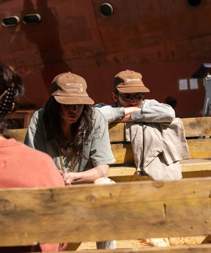 THE RESEARCH CAP Hats and Caps ONE SIZE / BROWN - BRUT Clothing