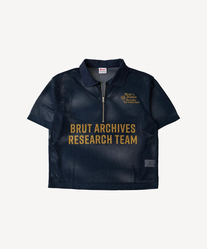 THE RESEARCH TEAM POLO T-Shirt X-SMALL / BLUE - BRUT Clothing