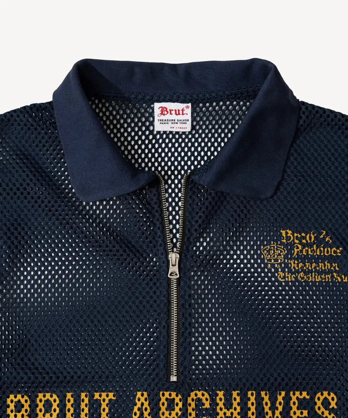 THE RESEARCH TEAM POLO T-Shirt X-SMALL / BLUE - BRUT Clothing