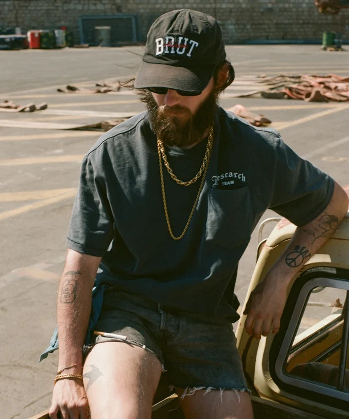 THE RESEARCH TEAM TEE T-Shirts X-SMALL / FADED NAVY - BRUT Clothing