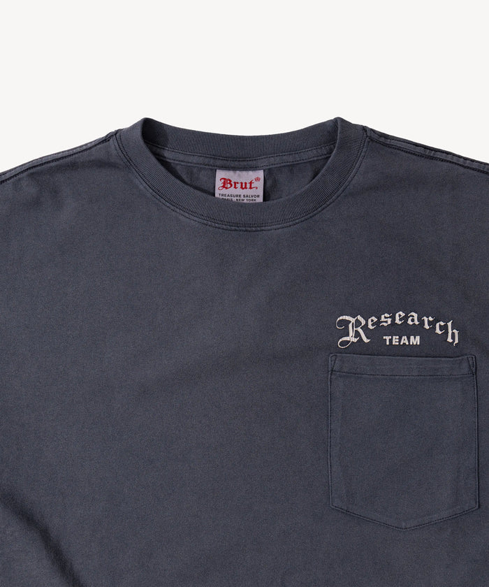 THE RESEARCH TEAM TEE T-Shirts X-SMALL / FADED NAVY - BRUT Clothing