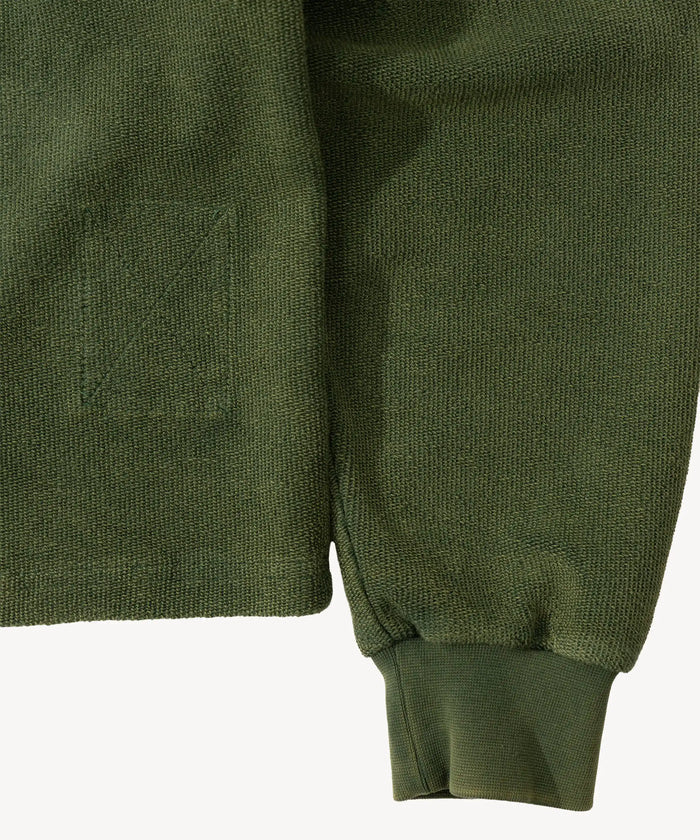 THE REVERSE CREWNECK Sweatshirts X-SMALL / FADED GREEN - BRUT Clothing