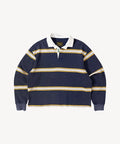 THE RUGBY POLO Sweatshirt X-SMALL / BLUE / WHITE - BRUT Clothing