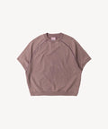 THE SHORT-SLEEVE CREWNECK Sweatshirts X-SMALL / FADED PURPLE - BRUT Clothing