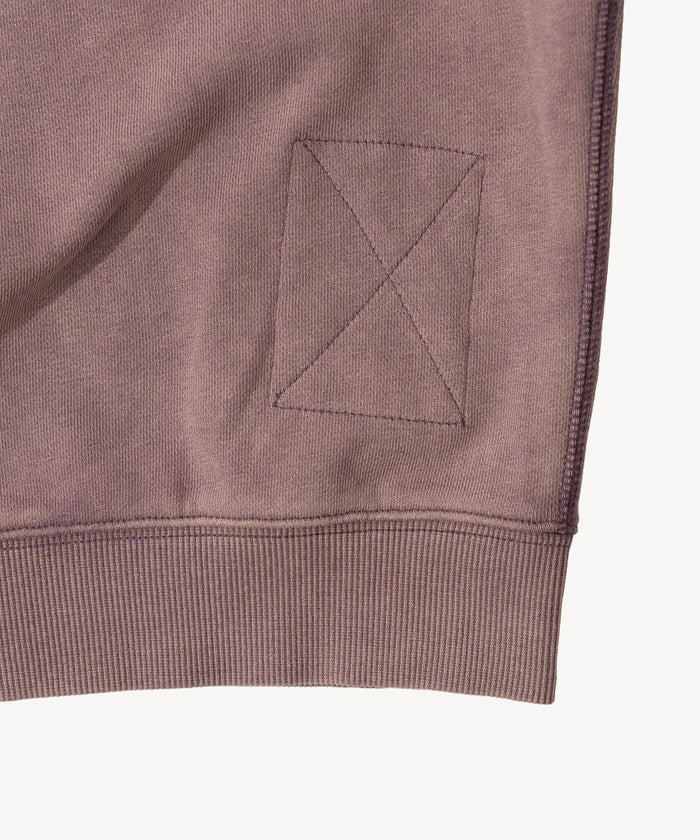 THE SHORT-SLEEVE CREWNECK Sweatshirts X-SMALL / FADED PURPLE - BRUT Clothing