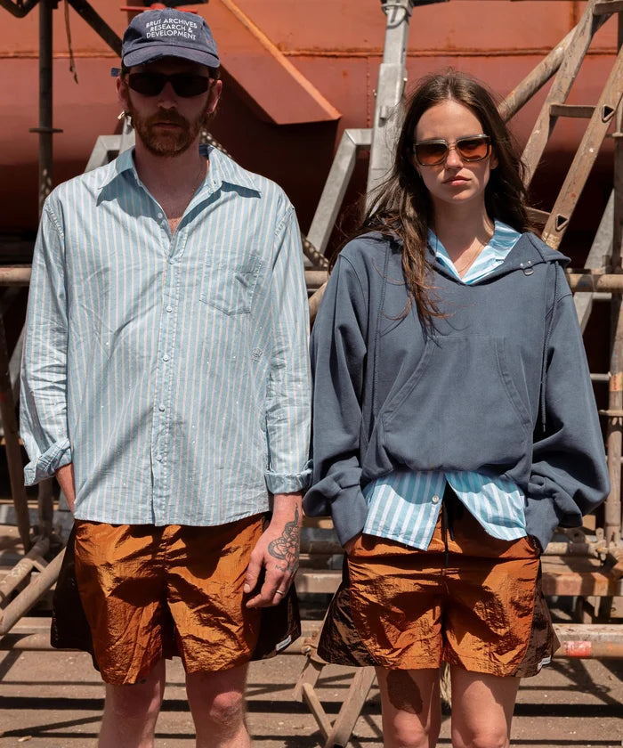 THE STAINED SHIRT Shirts X-SMALL / SKY BLUE - BRUT Clothing