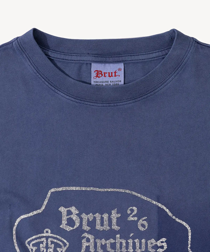 THE STAMP TEE T-Shirts X-SMALL / FADED BLUE - BRUT Clothing
