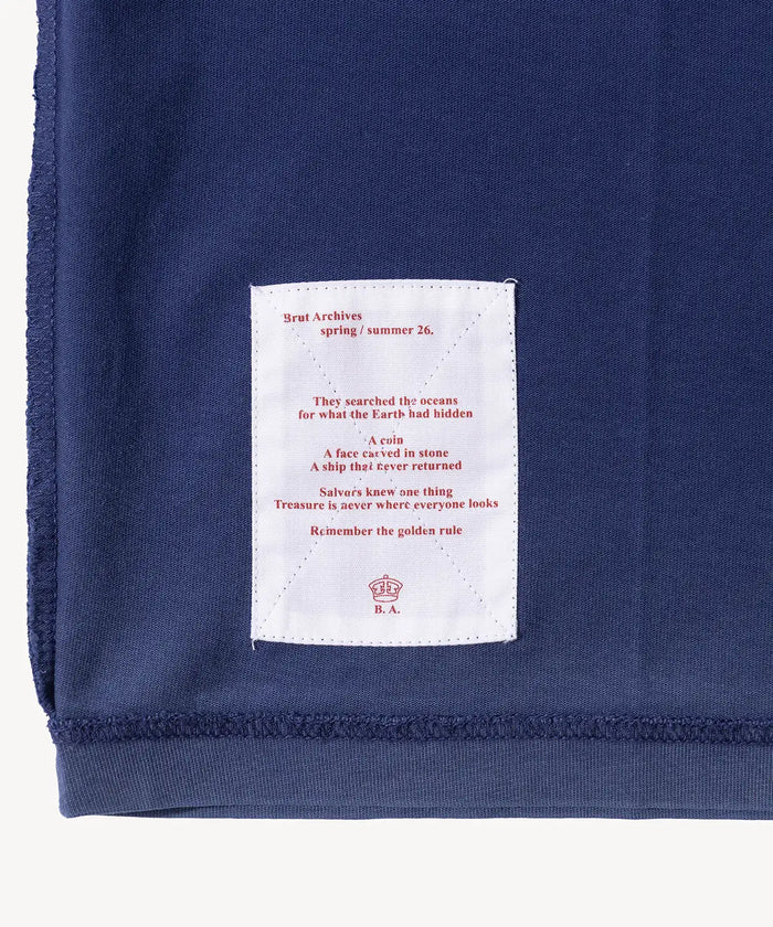 THE STAMP TEE T-Shirts X-SMALL / FADED BLUE - BRUT Clothing