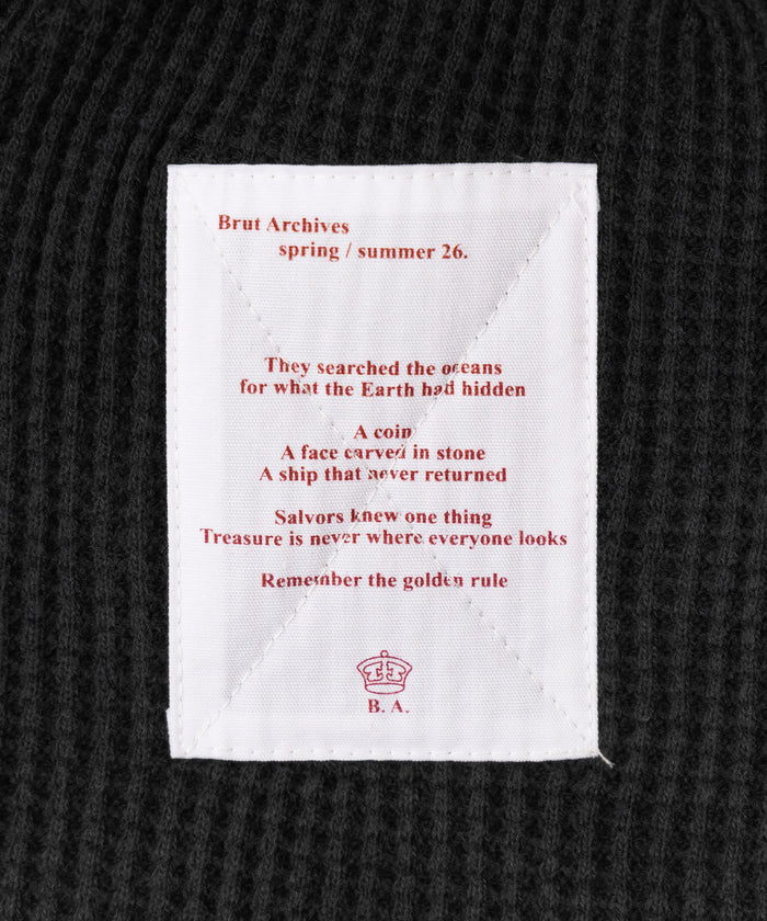 THE THERMAL BEANIE Hats and Caps ONE SIZE / FADED BLACK - BRUT Clothing