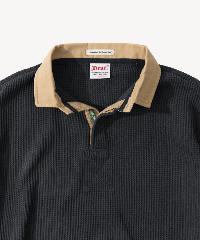 THE THERMAL RUGBY POLO Sweatshirts SMALL / FADED NAVY - BRUT Clothing
