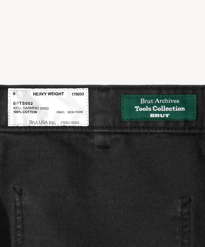 THE TOOLS PANTS Pants US26 / FR36 / BLACK CANVAS - BRUT Clothing
