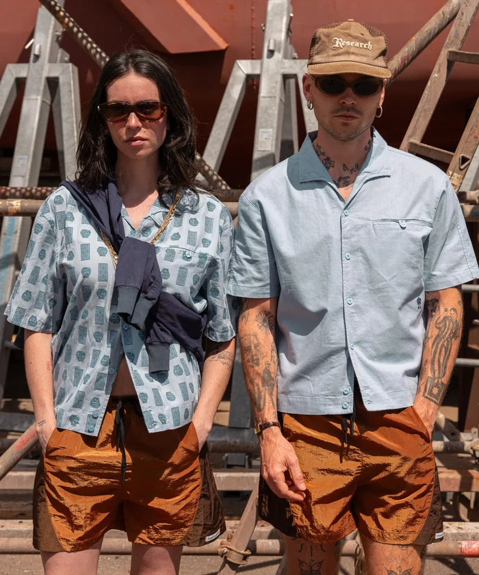 THE TREASURE SHIRT Shirts X-SMALL / BLUE - BRUT Clothing
