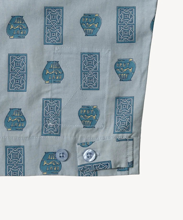 THE TREASURE SHIRT Shirts X-SMALL / BLUE - BRUT Clothing
