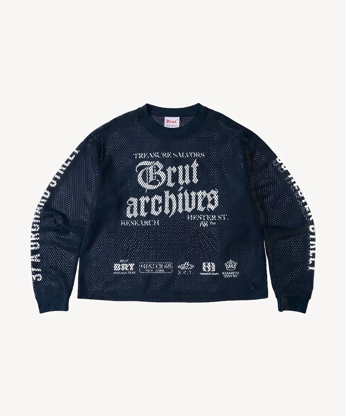 THE TREASURE'S SALVORS TEE T-Shirt X-SMALL / NAVY - BRUT Clothing
