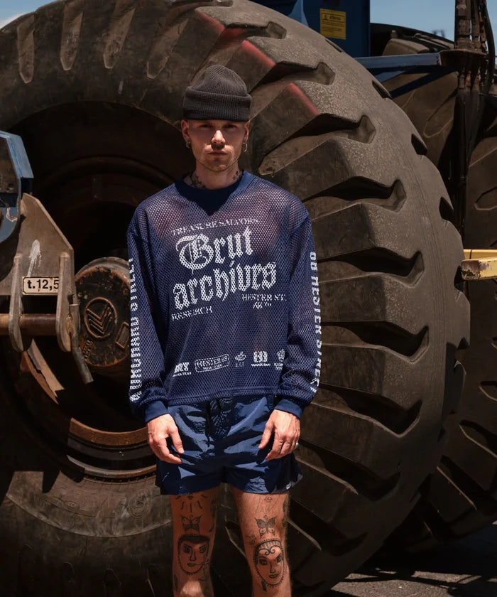 THE TREASURE'S SALVORS TEE T-Shirt X-SMALL / NAVY - BRUT Clothing