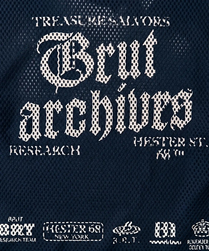 THE TREASURE'S SALVORS TEE T-Shirt X-SMALL / NAVY - BRUT Clothing
