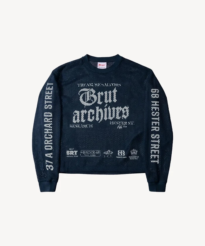 THE TREASURE'S SALVORS TEE T-Shirt X-SMALL / NAVY - BRUT Clothing