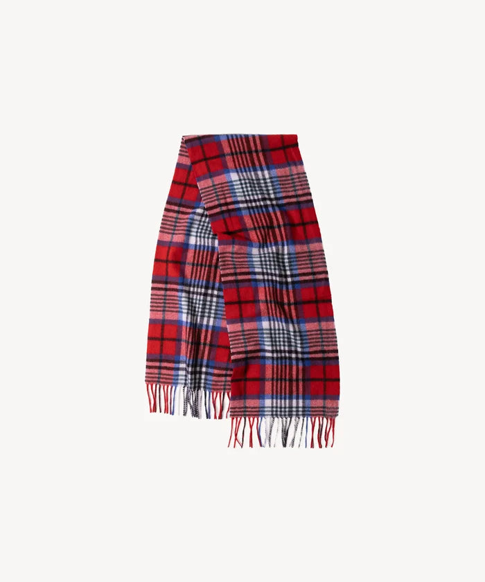 THE WOOL SCARF Accessories ONE SIZE / RED / WHITE - BRUT Clothing