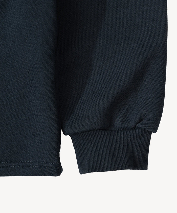 THE ZIPPED POLO Sweatshirts X-SMALL / DARK NAVY - BRUT Clothing
