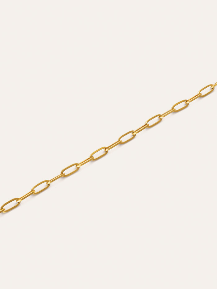 Tobillera Chic Acero Baño Oro
