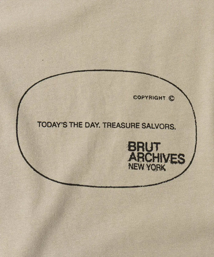 TODAY’S THE DAY TEE T-Shirts X-SMALL / FADED STONE - BRUT Clothing