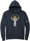 TOUCHDOWN JESUS. (HOODED SWEATSHIRT) (Copy) - OBVIOUS SHIRTS