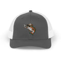 Trucker Cap — Embroidered Rainbow Trout Fish Snapback